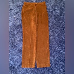 Suede Brown Pants